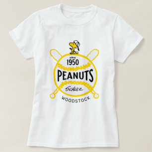 Peanuts   WoodstockPeanuts Baseball sinds 1950 T-shirt