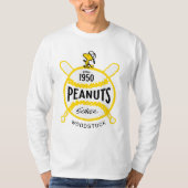 Peanuts | WoodstockPeanuts Baseball sinds 1950 T-shirt (Voorkant)