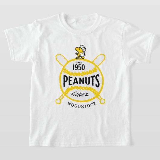 Peanuts | WoodstockPeanuts Baseball sinds 1950 T-shirt (Laagn)