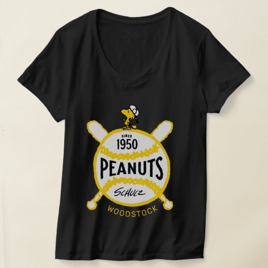 Peanuts | WoodstockPeanuts Baseball sinds 1950 T-shirt (Laagn)