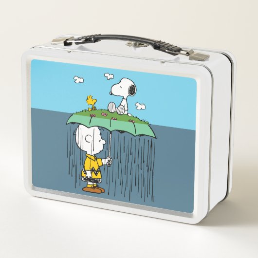 Peanuts | Zonnige dag regenachtige dag half & half (Achterkant)