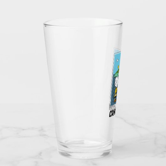Peanuts | Zonnige dag regenachtige dag half & half Glas (Rechts)