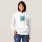 Peanuts | Zonnige dag regenachtige dag half & half Hoodie (Voorkant volledig)