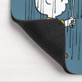 Peanuts | Zonnige dag regenachtige dag half & half Muismat (Hoek)