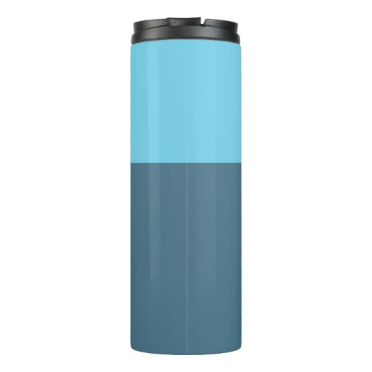 Peanuts | Zonnige dag regenachtige dag half & half Thermosbeker (Achterkant)