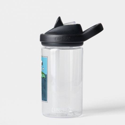 Peanuts | Zonnige dag regenachtige dag half & half Waterfles (Links)