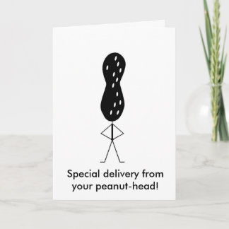 peanutty valentijn feestdagen kaart