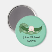 Peapod Baby shower gunsten Magneet (Voorkant / Achterkant)