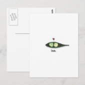 Peapod Love Briefkaart (Voorkant / Achterkant)