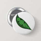 Peapod Ronde Button 5,7 Cm (Voorkant /achterkant)