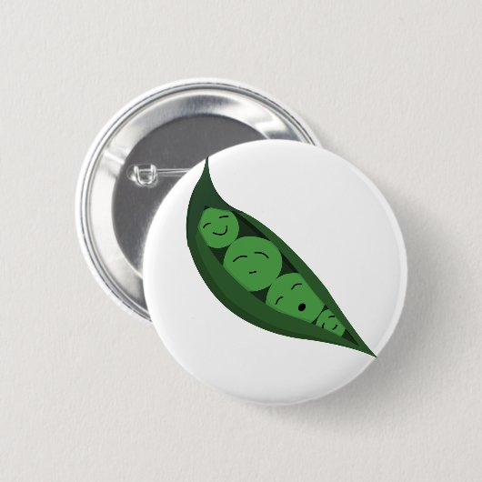 Peapod Ronde Button 5,7 Cm (Voorkant /achterkant)