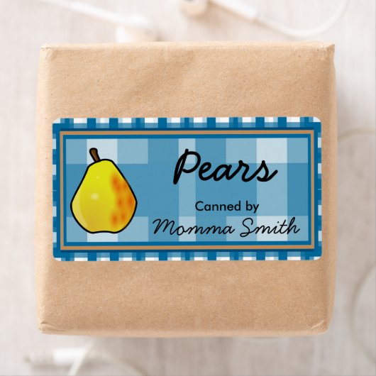 Pear Aangepaste inbliketiketten Etiket (Insitu)