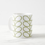 Pear and white Linear Stem Slate Koffiemok (Voorkant links)