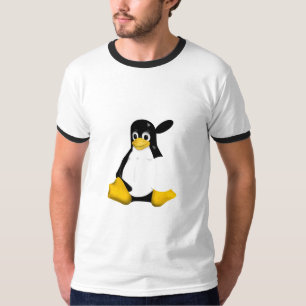 PEAR APPLE LINUX TUX MAC T-SHIRT