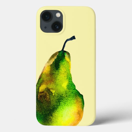 Pear art schattige waterverf Case-Mate iPhone case (Achterkant)