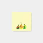 Pear art schattige waterverf fruit na het boek post-it® notes (Voorkant)