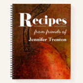 Pear ArtWork Receptboek Notitieboek (Voorkant)