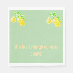 Pear-Baby shower Servet