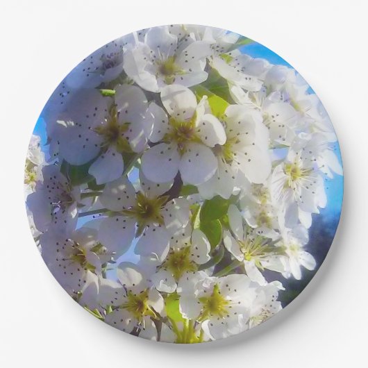Pear Blossom Papieren Bordje (Voorkant)