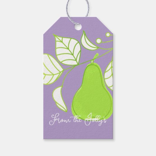 Pear Cadeaulabel (Voorkant)