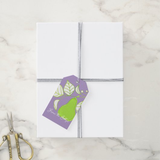 Pear Cadeaulabel (Met Touw)