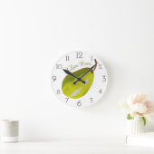 Pear Clock Ronde Klok (Huis)