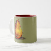 Pear Design Tweekleurige Koffiemok (Voorkant links)