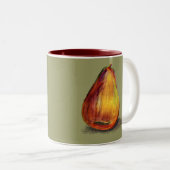 Pear Design Tweekleurige Koffiemok (Voorkant rechts)