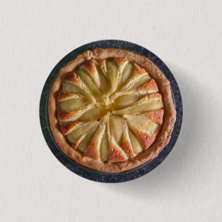 Pear en Almond Tart Ronde Button 3,2 Cm