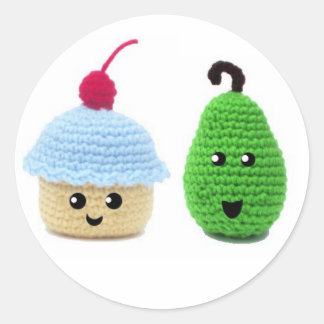 Pear en Cupcake Stickers
