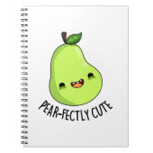 Pear-fectly Schattige Fruit Pear Pun Notitieboek (Voorkant)
