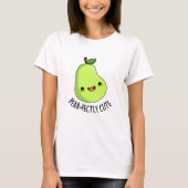 Pear-fectly Schattige Fruit Pear Pun T-shirt (Voorkant)