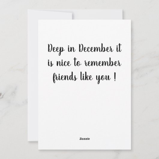 Pear Feestdagenkaart (Achterkant)