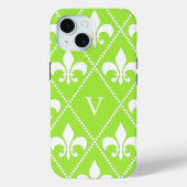 Pear Fleur de Lis w / monogram Case-Mate iPhone Case (Achterkant)