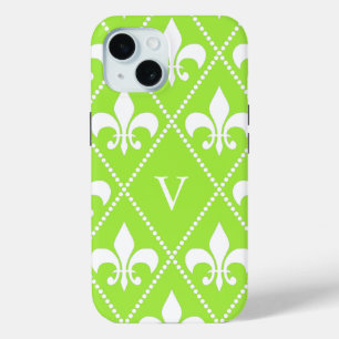 Pear Fleur de Lis w / monogram iPhone 15 Case
