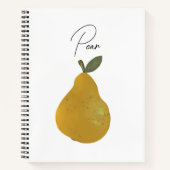 Pear Fruit Illustration  Notitieboek (Voorkant)