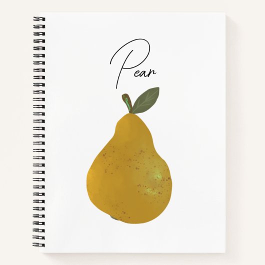 Pear Fruit Illustration  Notitieboek (Voorkant)