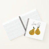 Pear Fruit Illustration Notitieboek (Binnen)