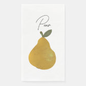 Pear Fruit Illustration  Servet (Voorkant)