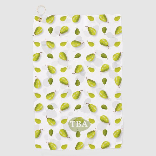 Pear Golf Handdoeken (Voorkant)