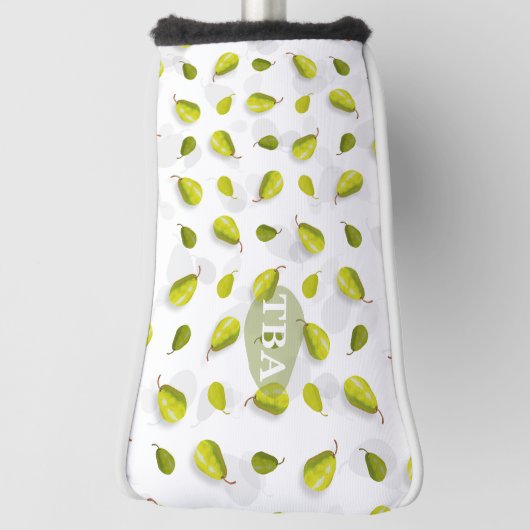 Pear Golf Putter Head Hoesje Golfheadcover (Draai 90)