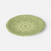 Pear Green Kaleidoscope Papieren Bordje (Gekanteld)