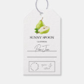 Pear Hang Label Cadeaulabel (Voorkant)