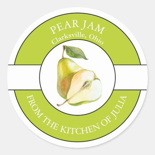 Pear Jam Label (Voorkant)