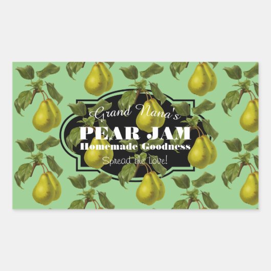 Pear Jam Label Stijl (Voorkant)