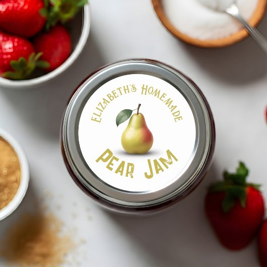 Pear Jam Ronde Sticker