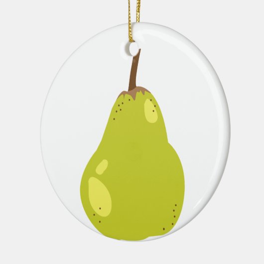 Pear Keramisch Ornament (Links)