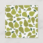 Pear koppels boeken voor baby informatiekaartje (Achterkant)