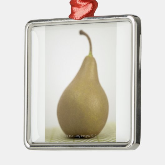 Pear Metalen Ornament (Links)