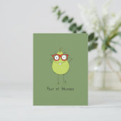 Pear of Glasses Schattige & Grappig Briefkaart (Staand voorkant)